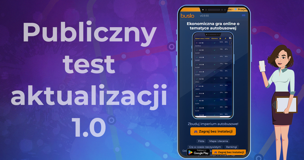 Buslo 1.0: Biura Podróży. Test publiczny gry.